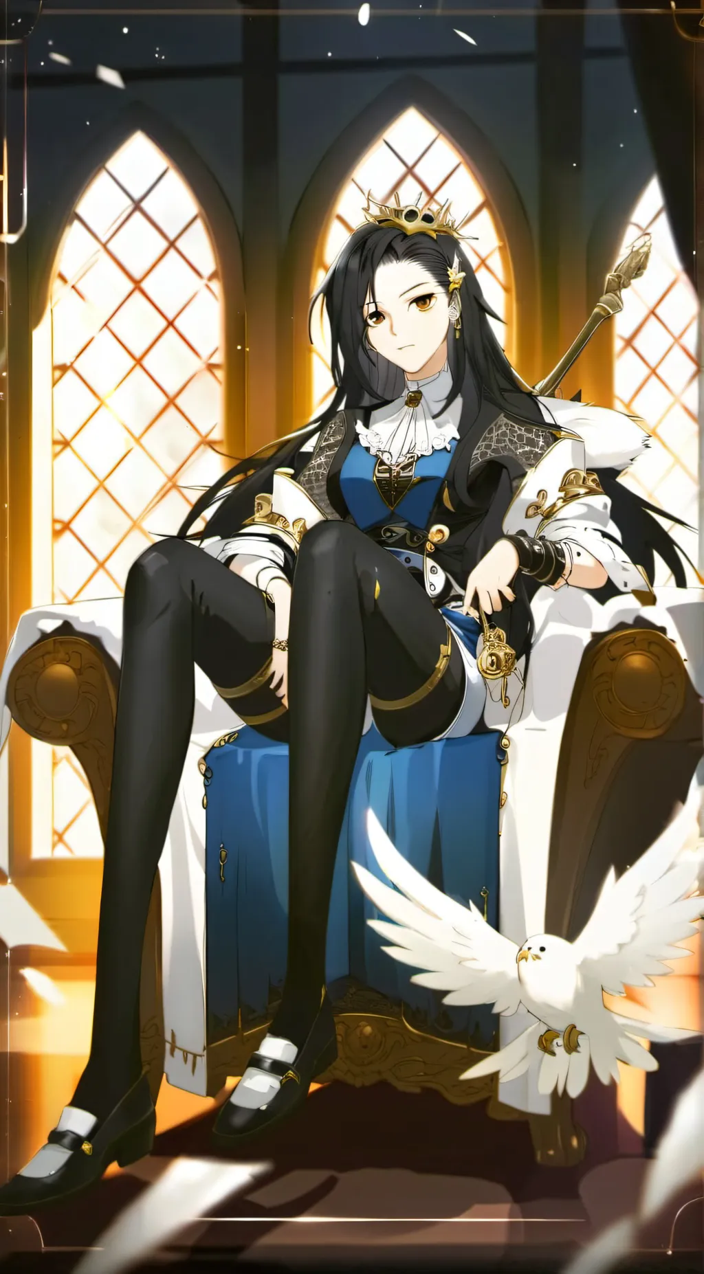 ai character: Luna background