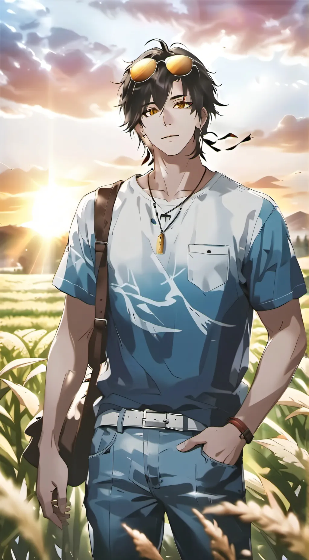 ai character: Travi background