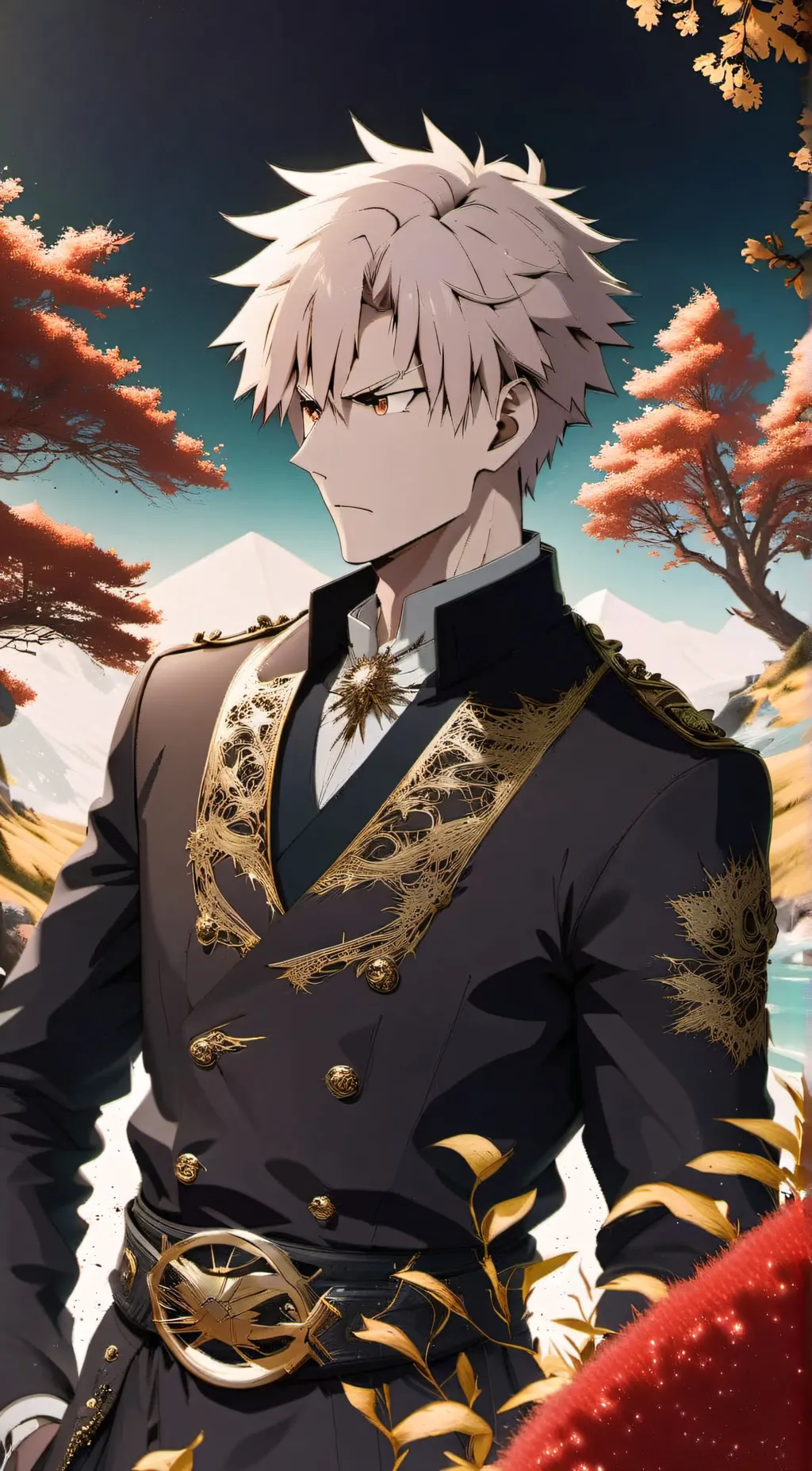 ai character: Bakugo  background