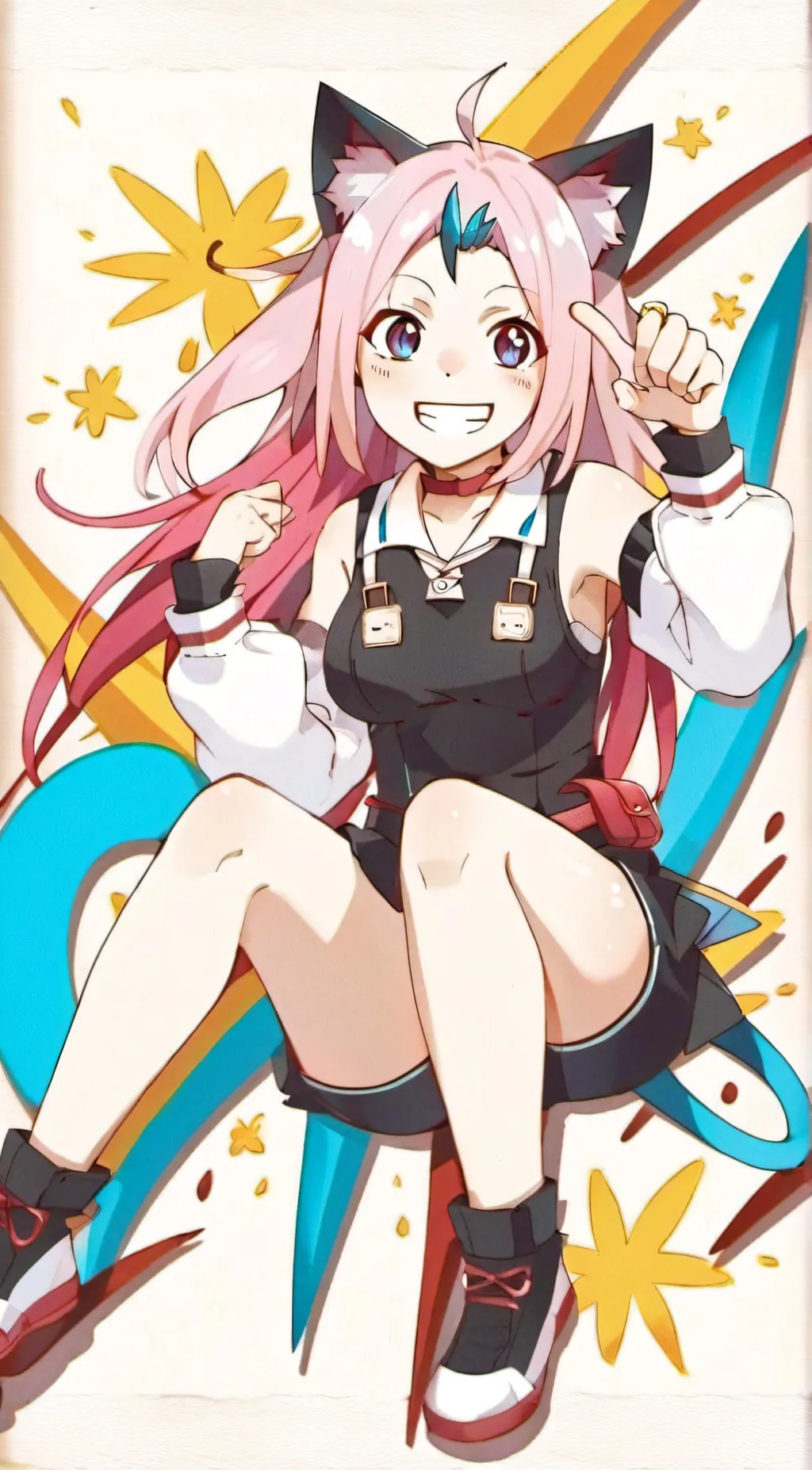ai character: melani background