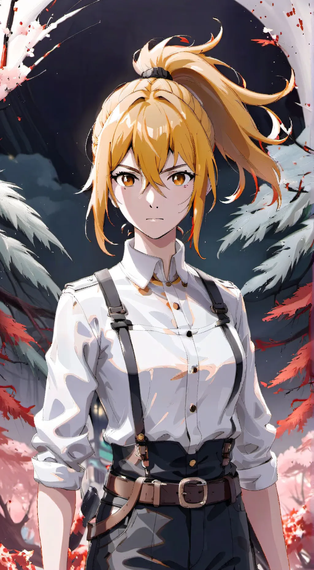 ai character: Yellow Fox background