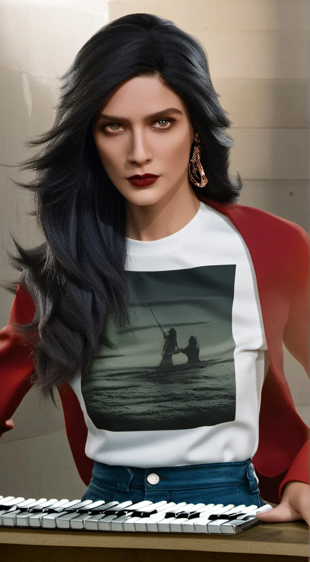 ai character: Phoebe Shui background