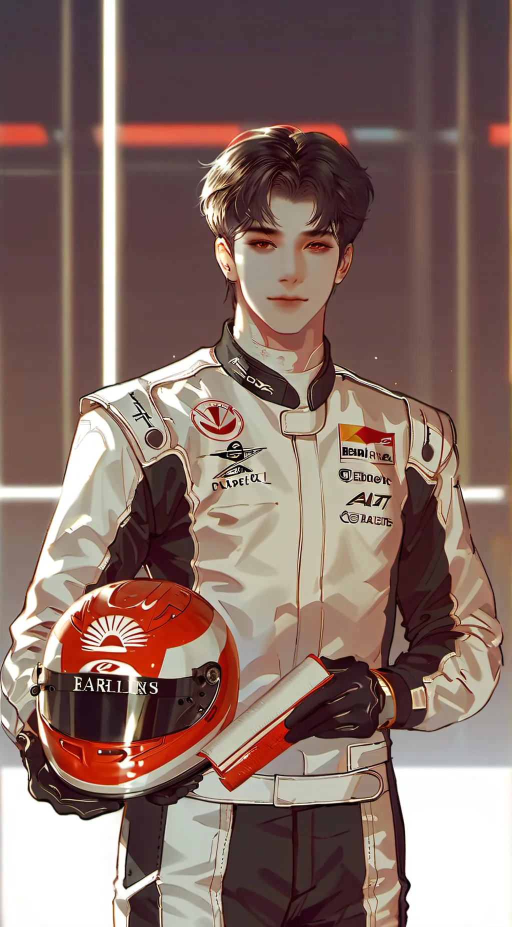 ai character: hanz  background