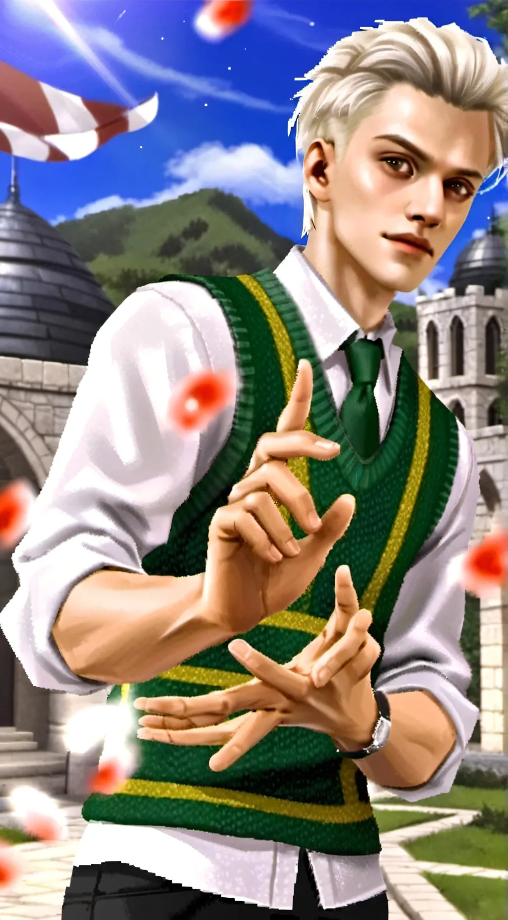 ai character: draco malfoy background