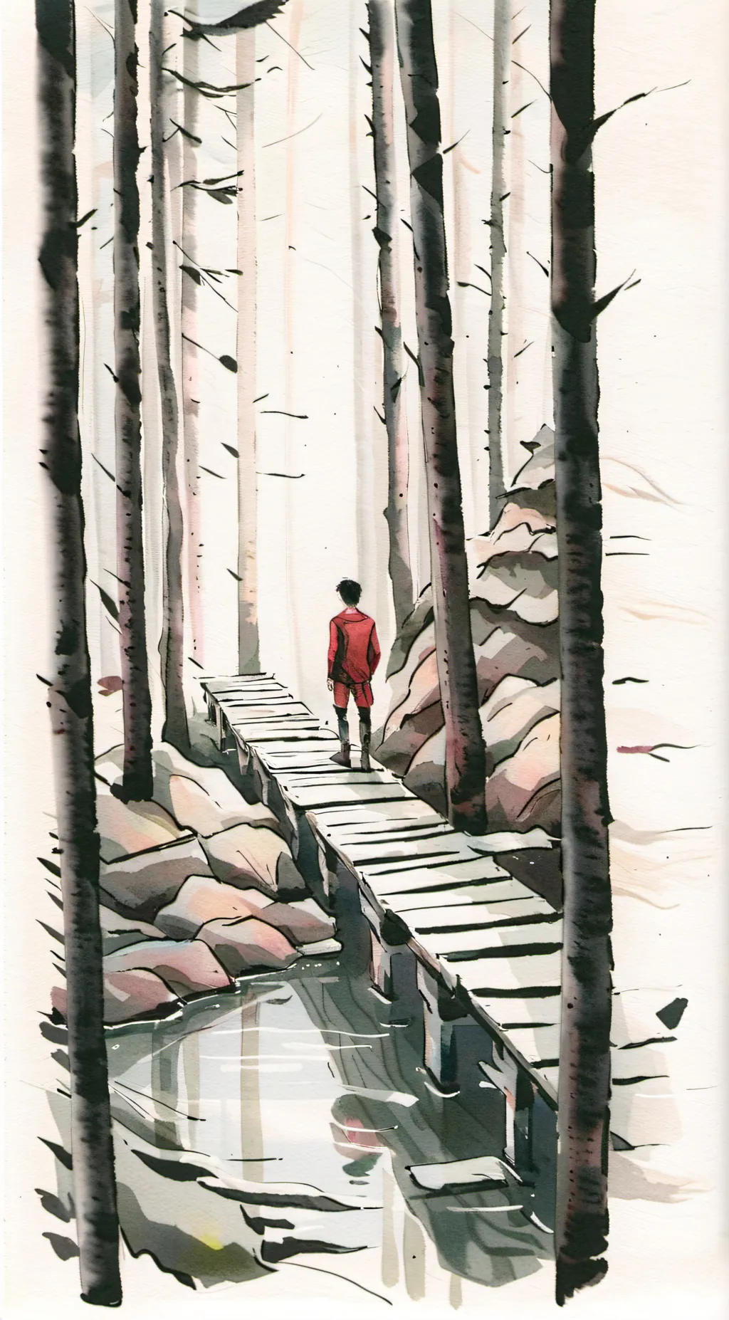 ai character: Maze runner  background