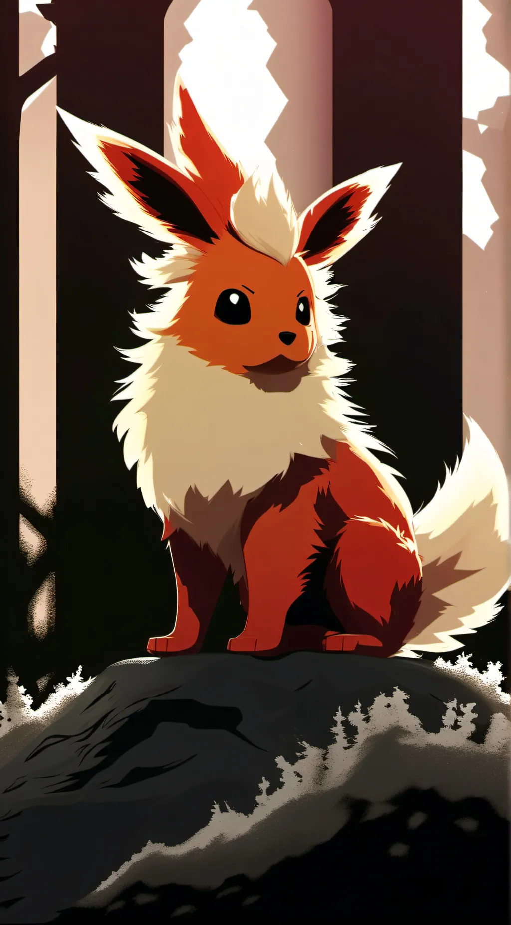 ai character: Flareon background