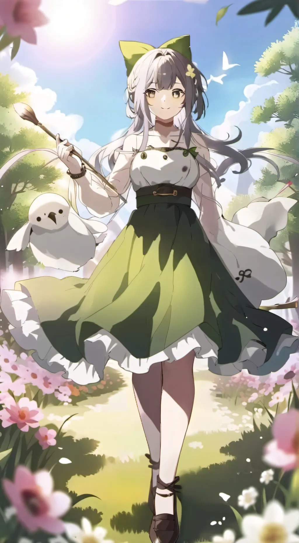 ai character: Lily background