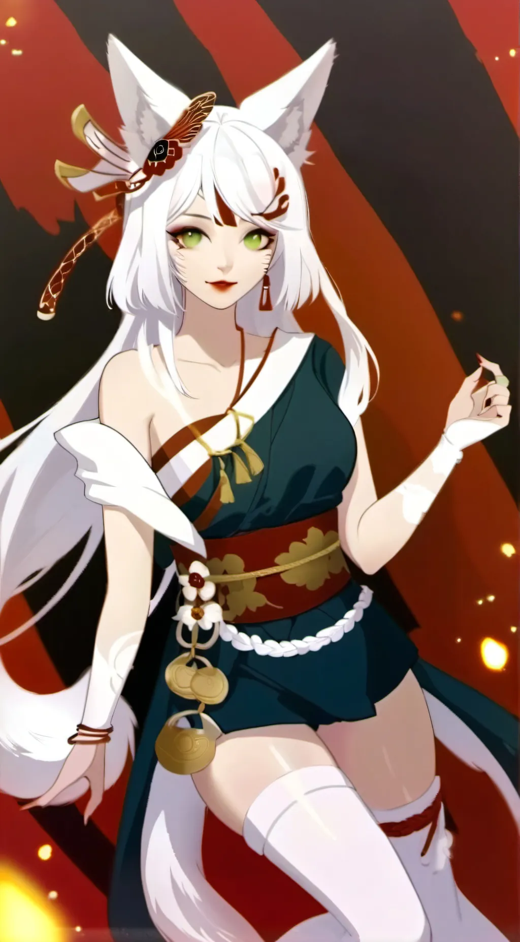 ai character: Farah  background