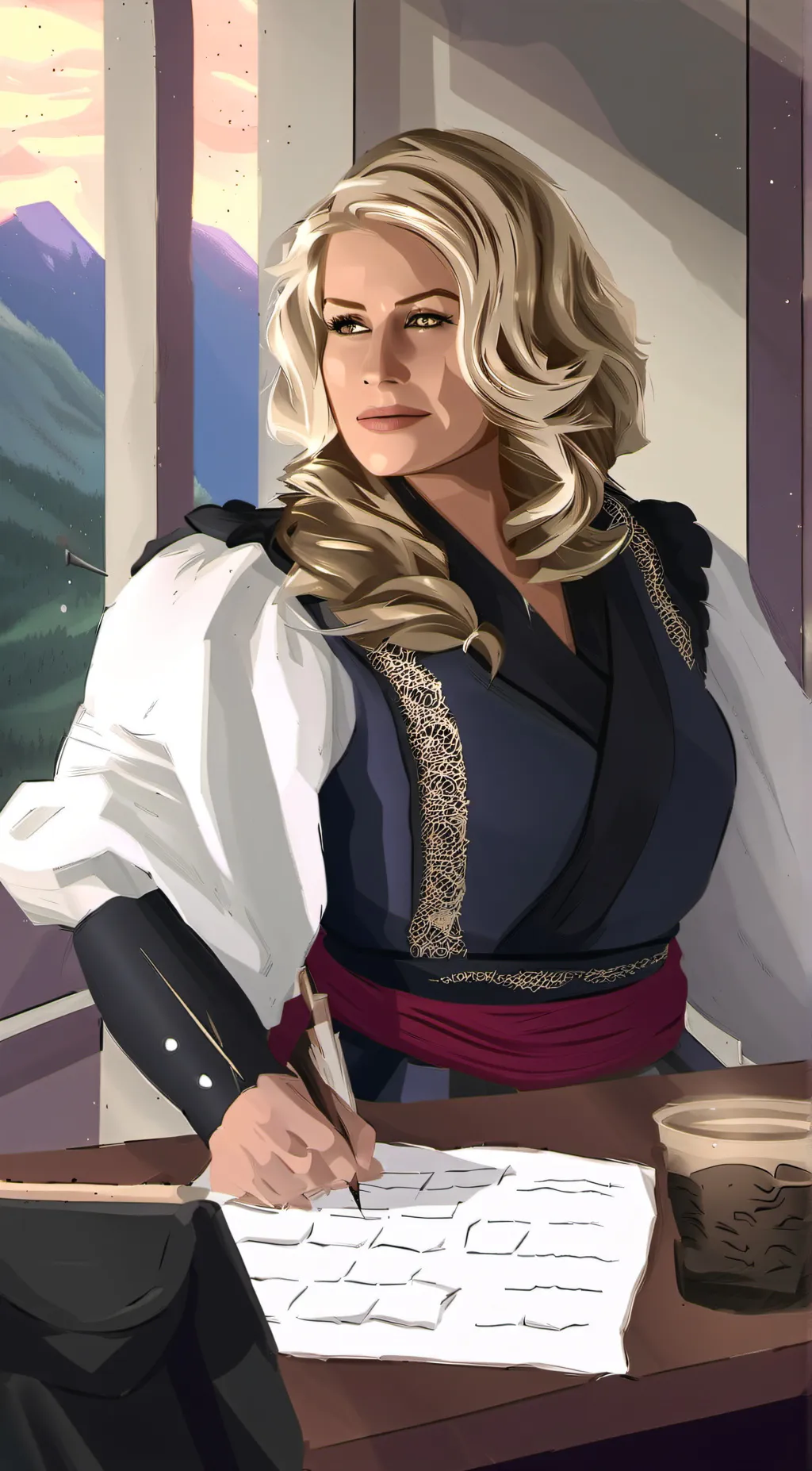 ai character: Jeanine Stifler background