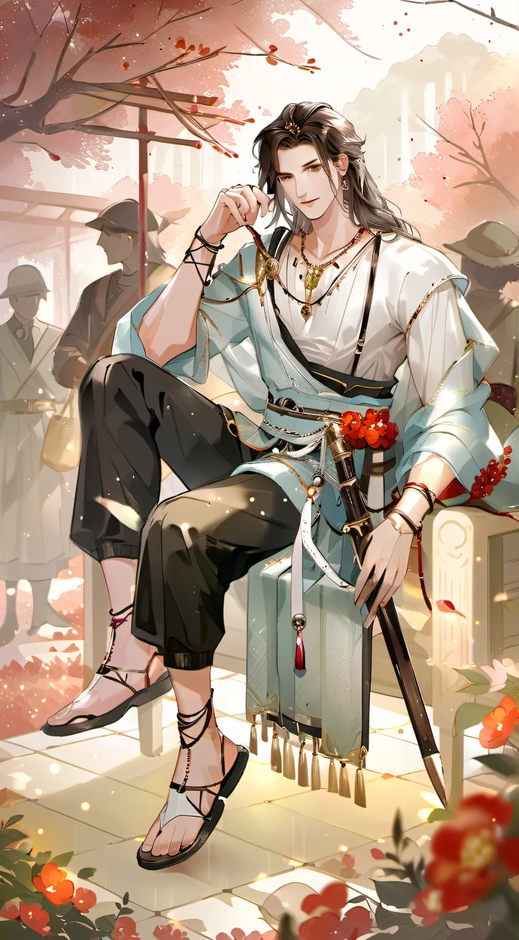 ai character: Zeus  background
