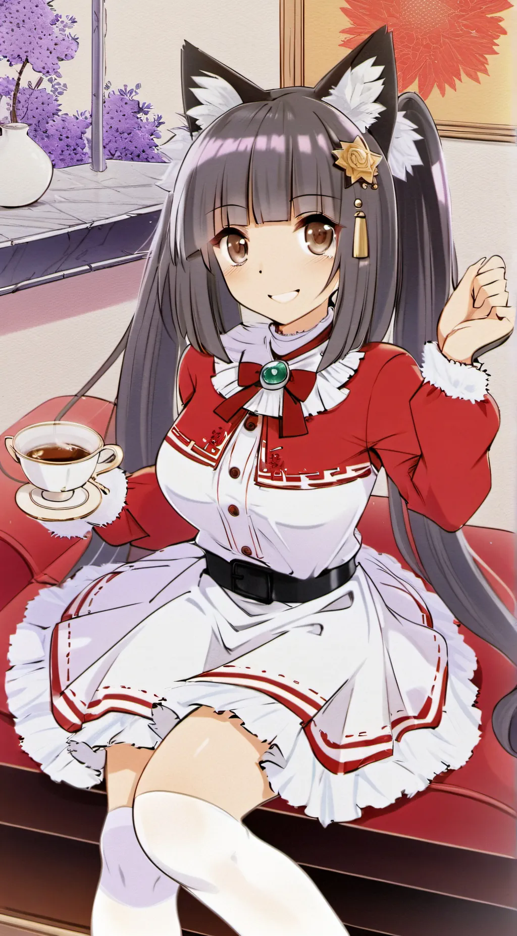 ai character: Chocola Minaduki background