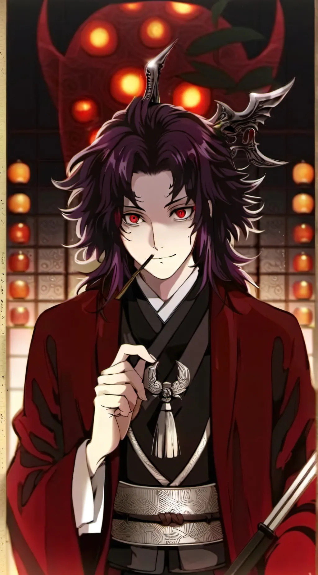 ai character: Kokushibo  background