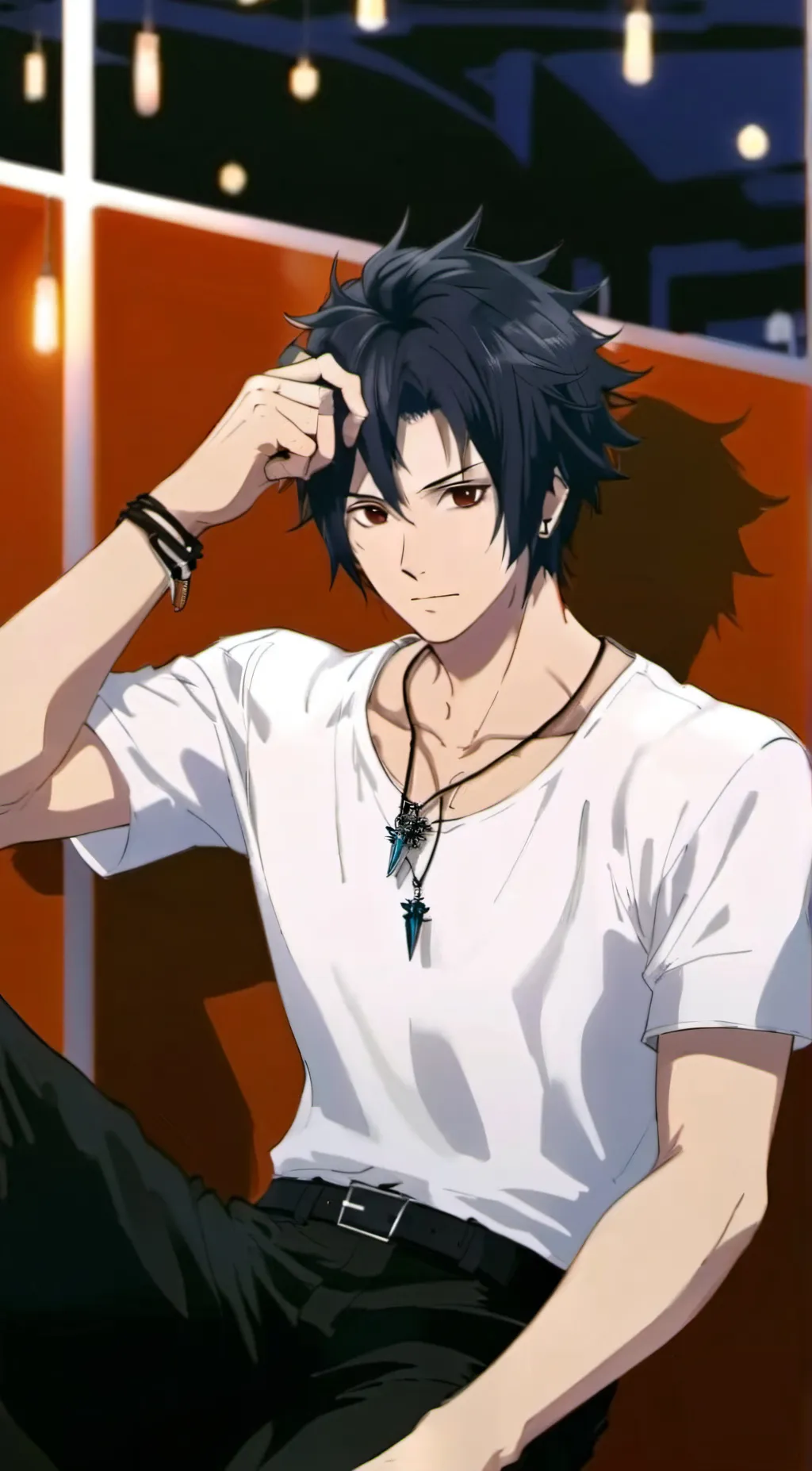 ai character: Sasuke Uchiha background
