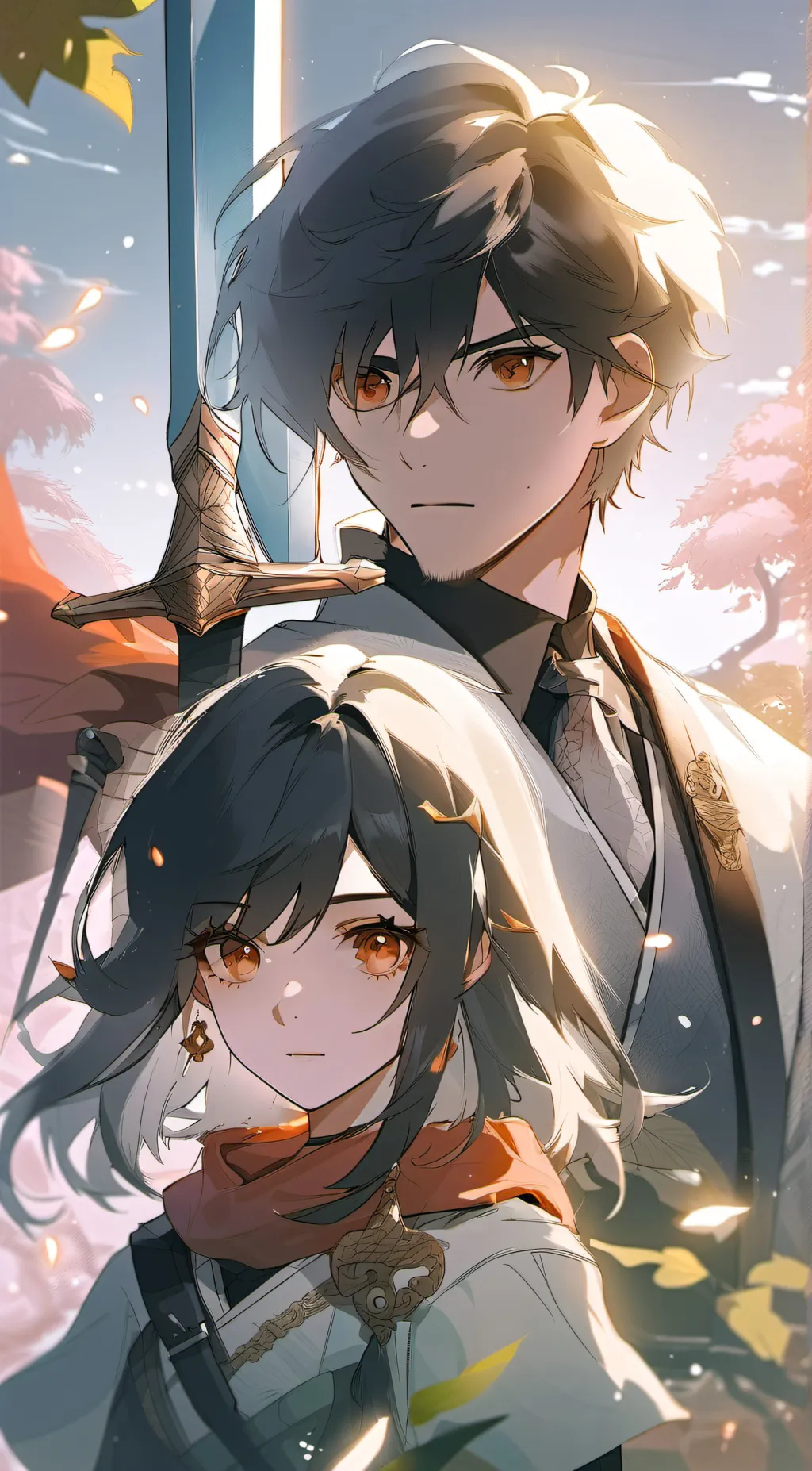 ai character: Hajime and Hana  background