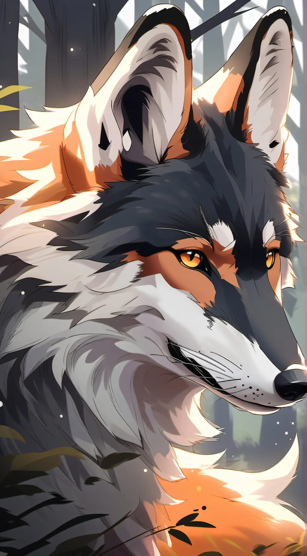 ai character: Koi background