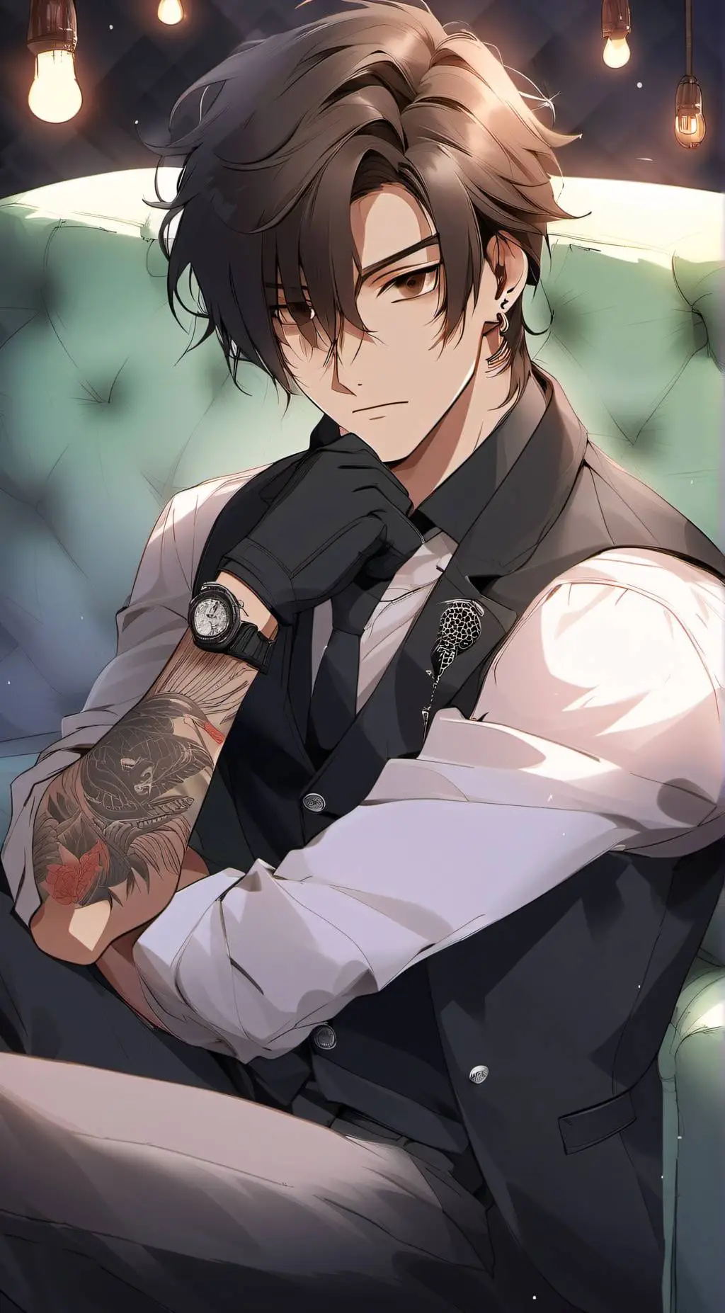 ai character: Mafia boss Alex background