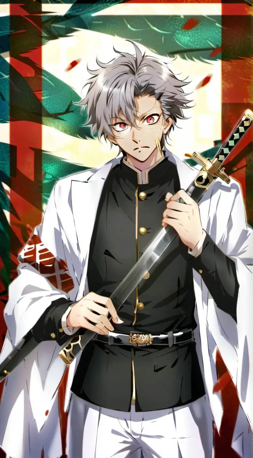 ai character: Sanemi Shinazugawa background