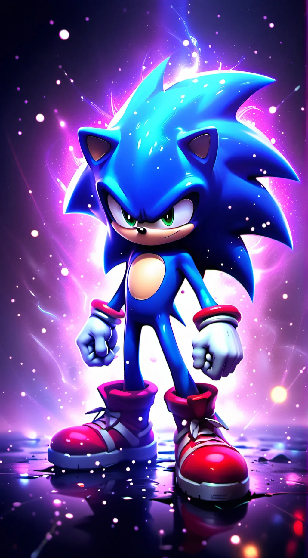 ai character: Sonic background