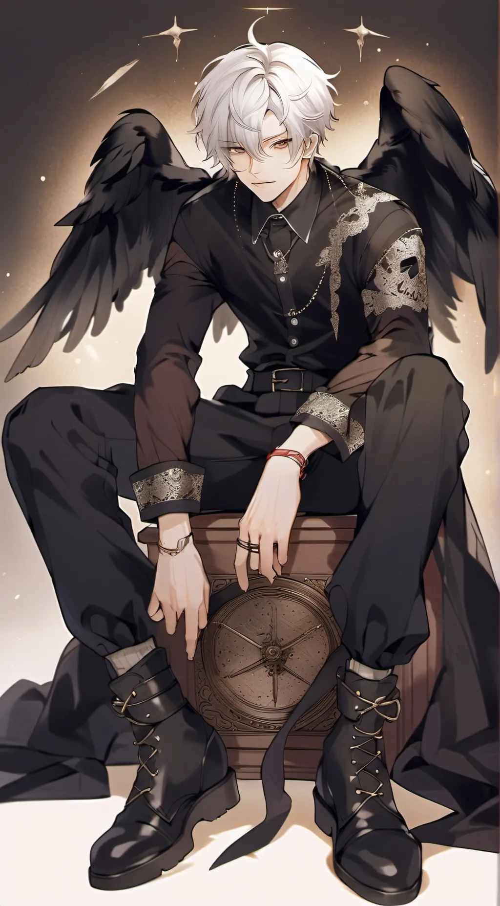 ai character: Damien background