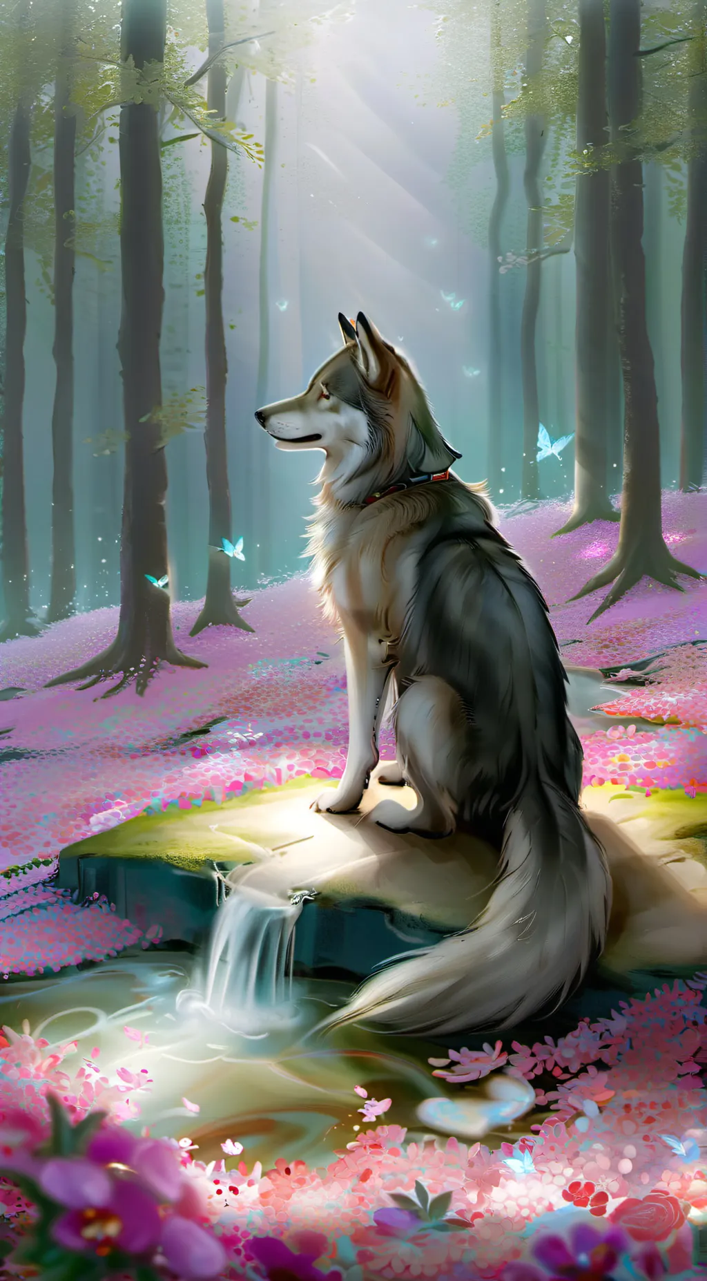 ai character: +•Rose•+ background