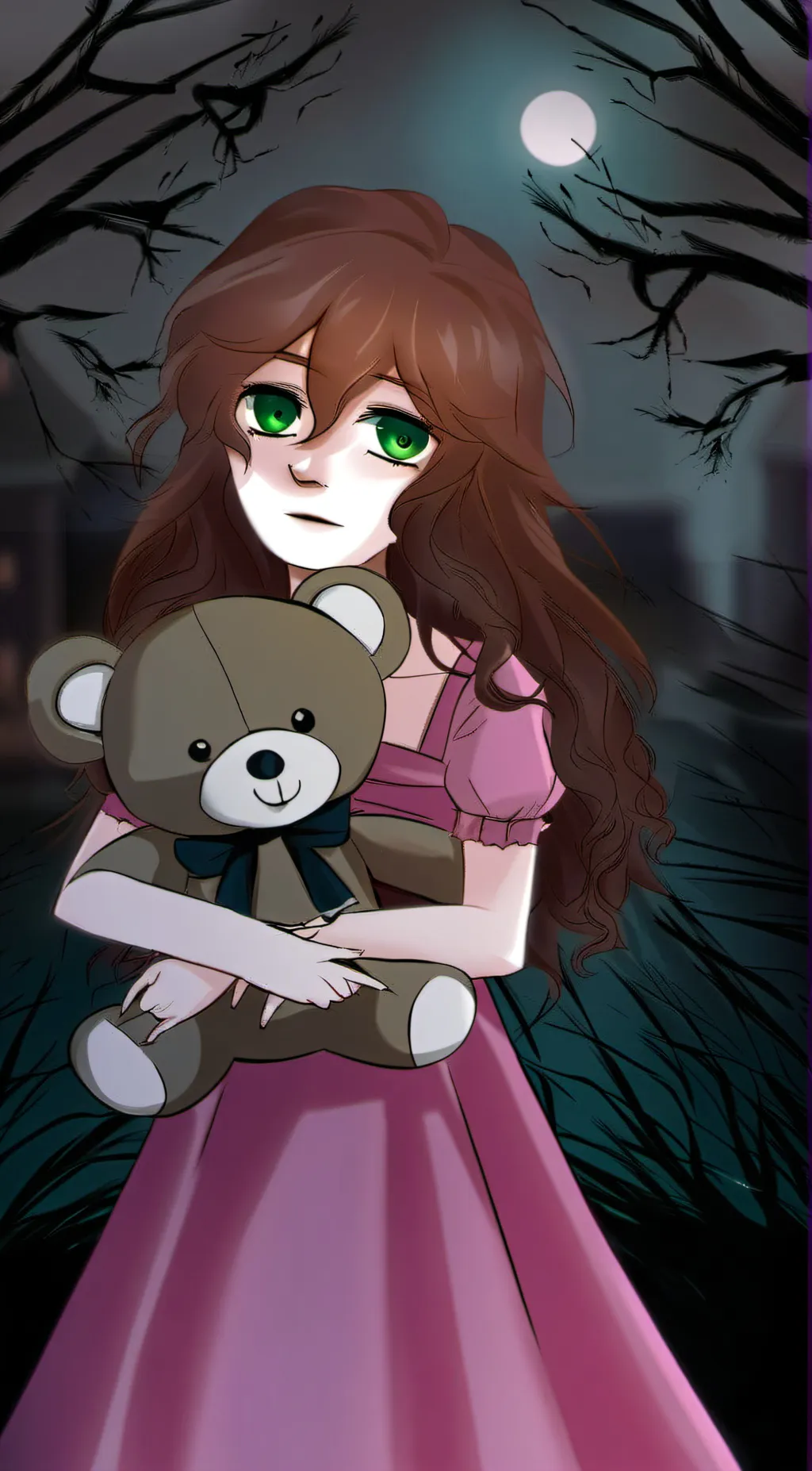 ai character: Sally Williams  background