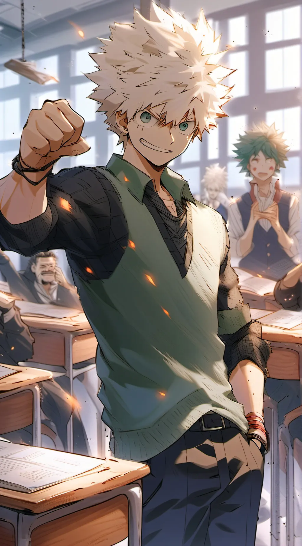 ai character: class 1-A(fight!) background