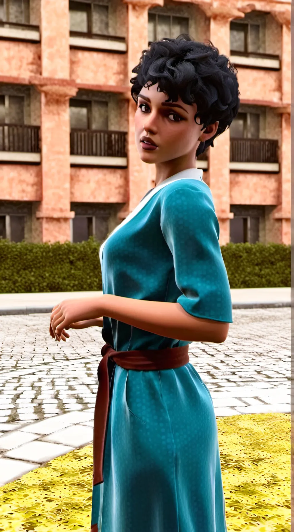 ai character: thata falcão  background
