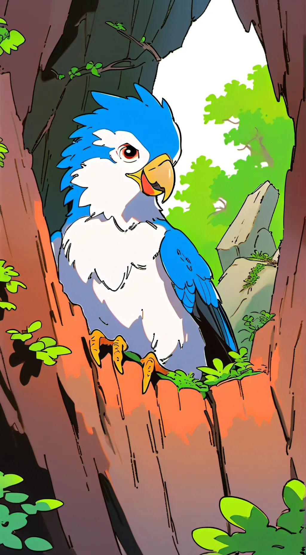 ai character: Raptor background