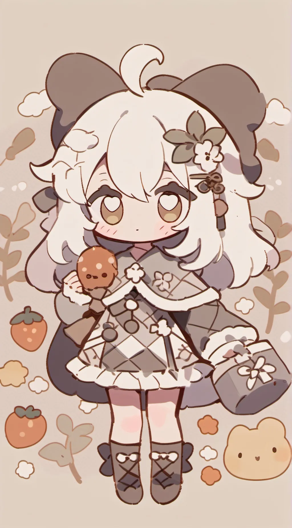 ai character: Cutie patootie❤️ background