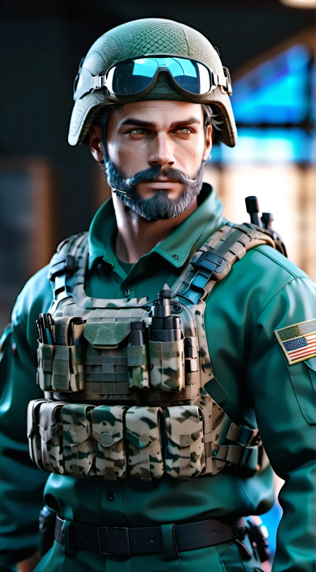 ai character: Jackson  background