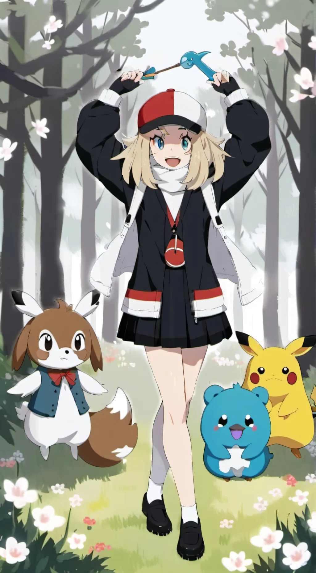 ai character: Pokémon girls background