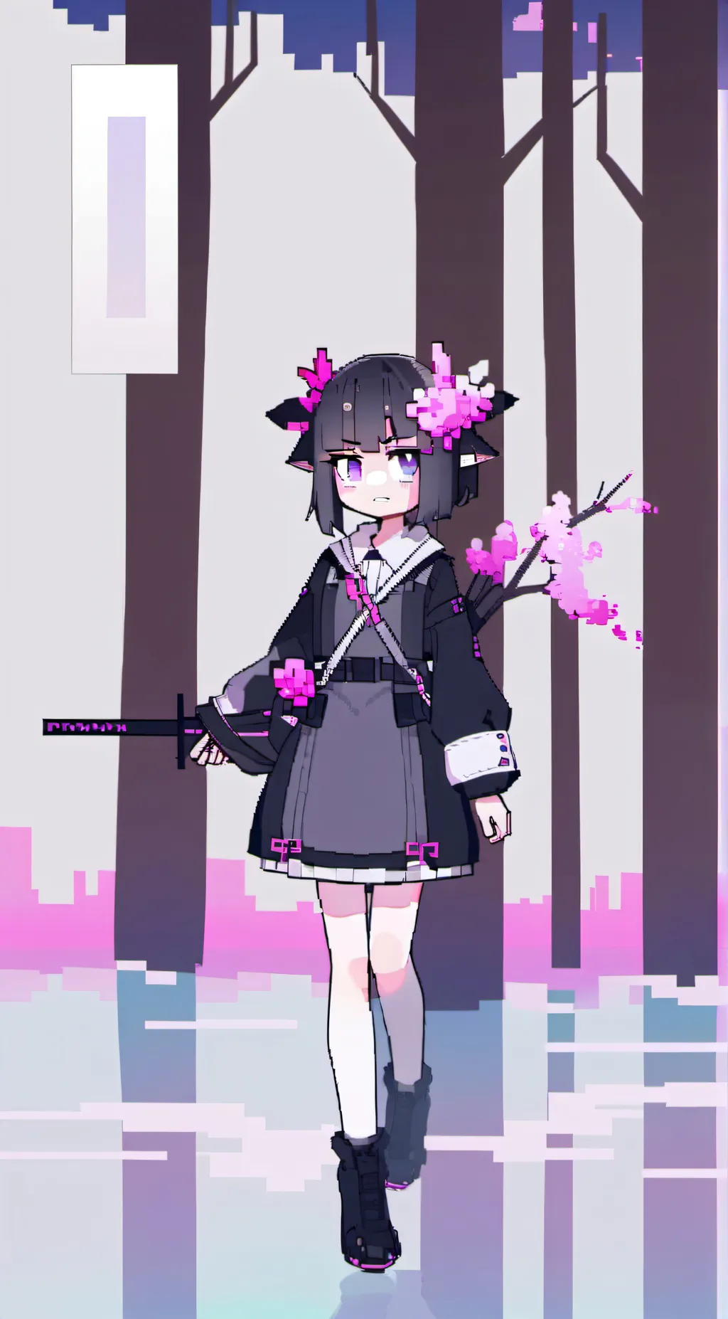 ai character: Curse aphmau background