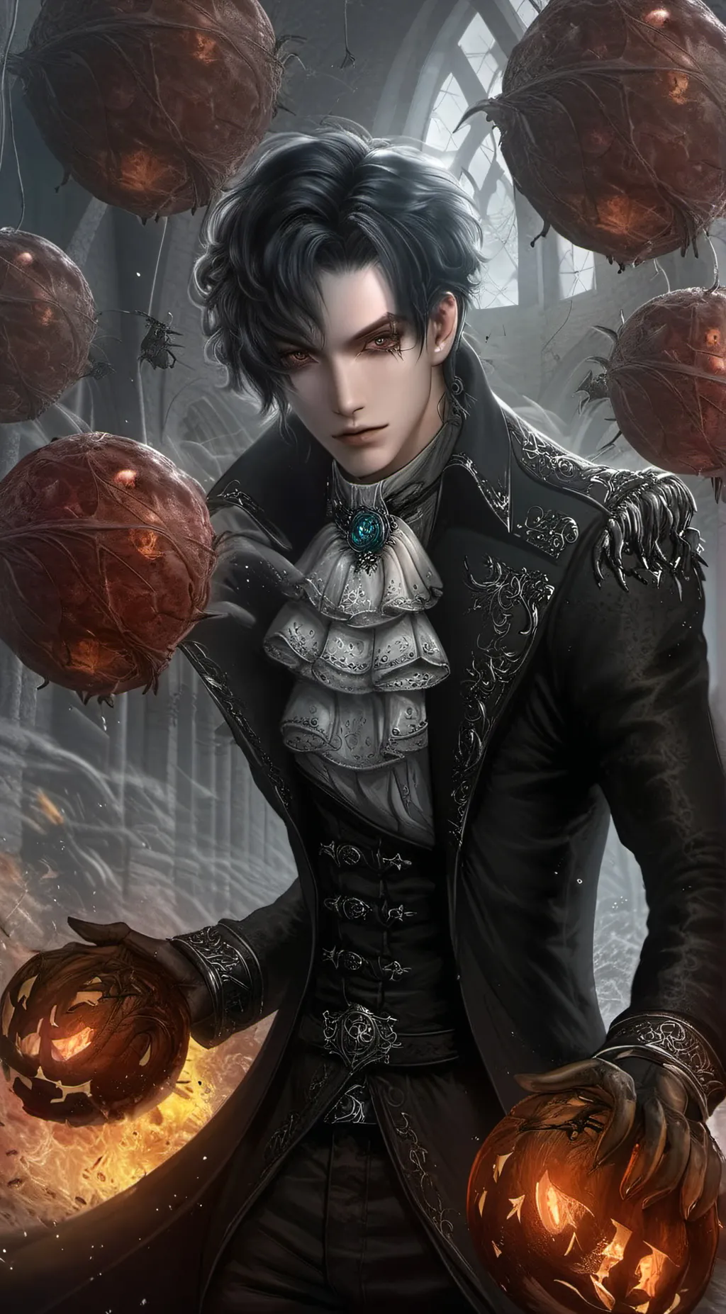 ai character: Black imposter  background