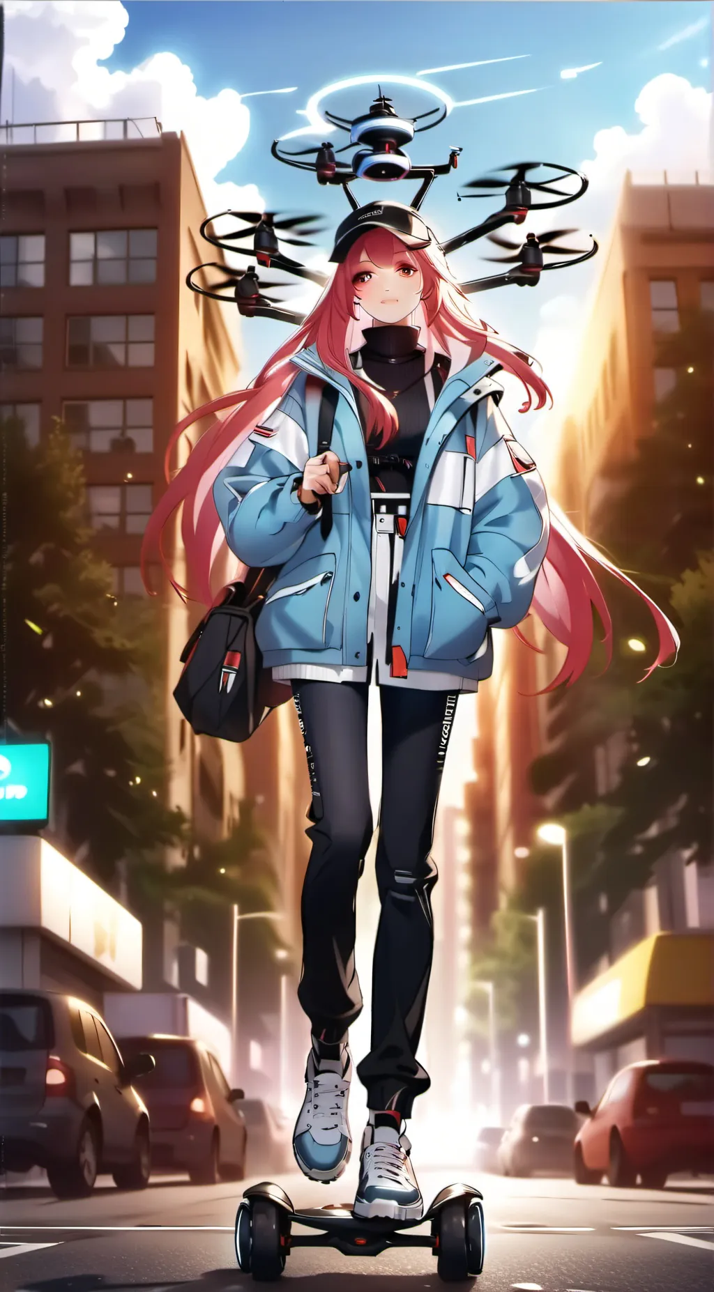 ai character: Rose background