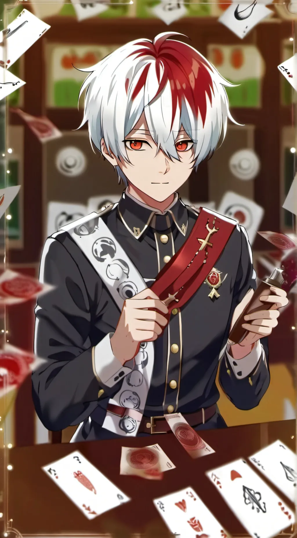 ai character: Todaroki background