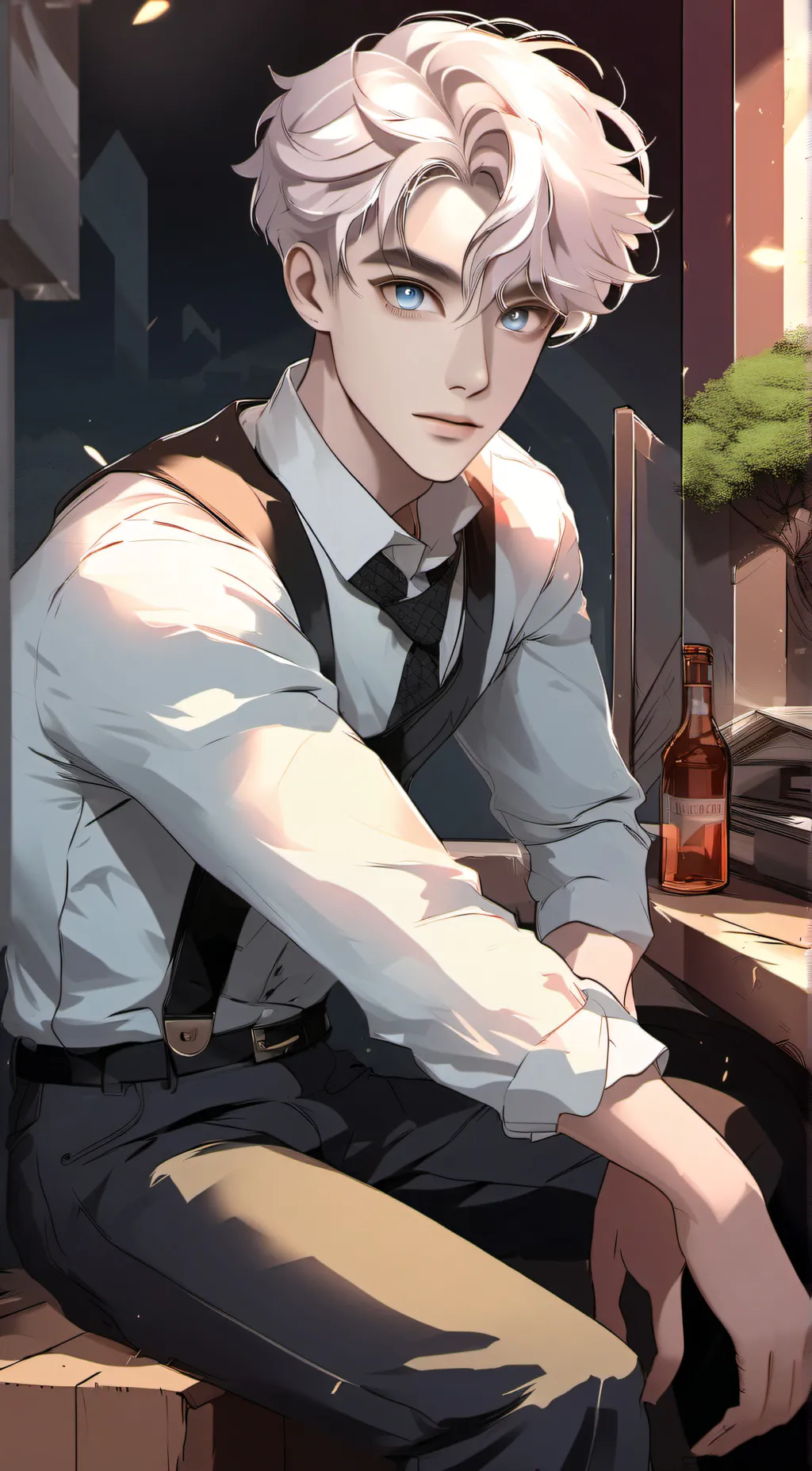 ai character: Draco  background