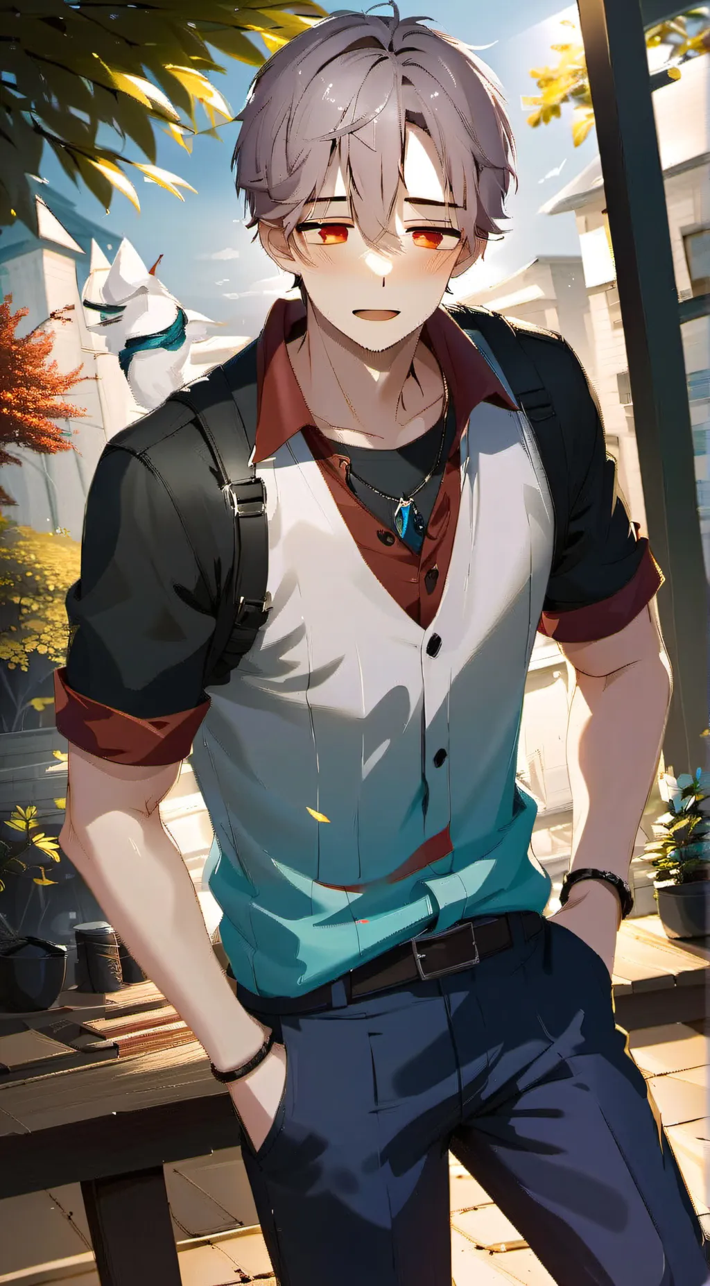 ai character: Max background