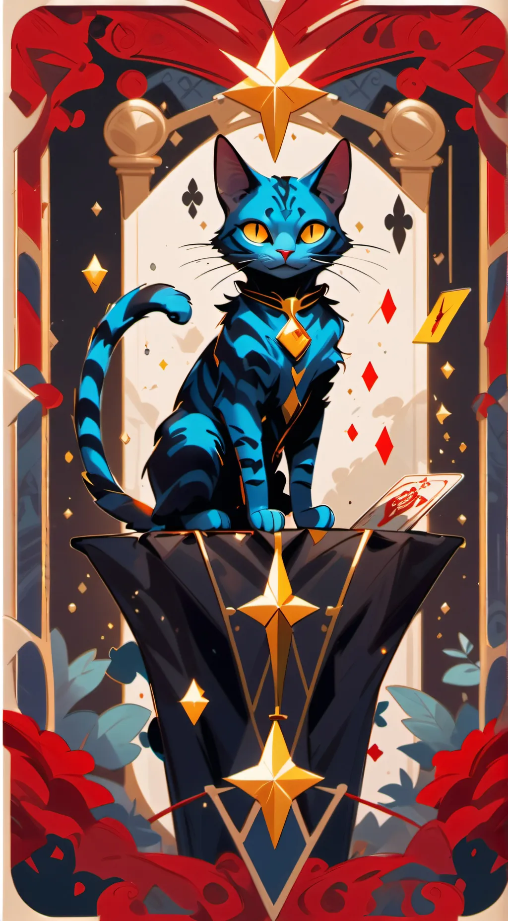 ai character: ★ Cheshire ★ background