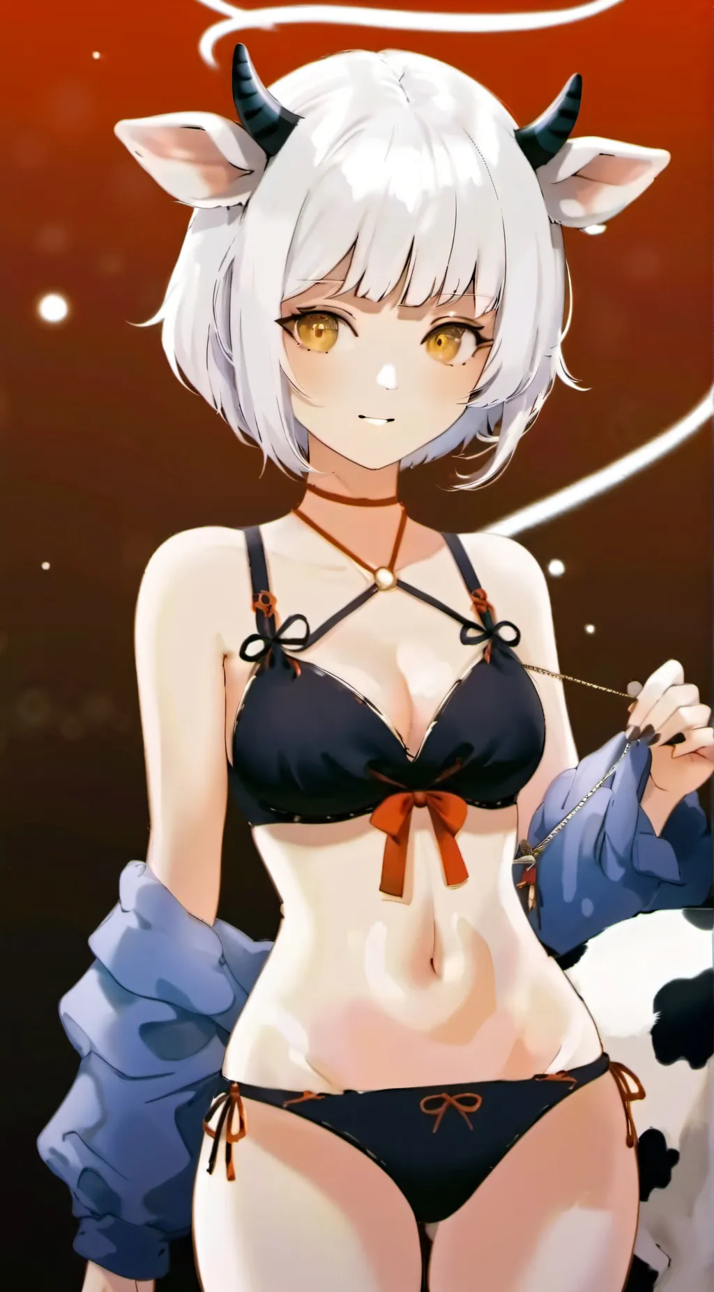 ai character: tg tf cow girl background
