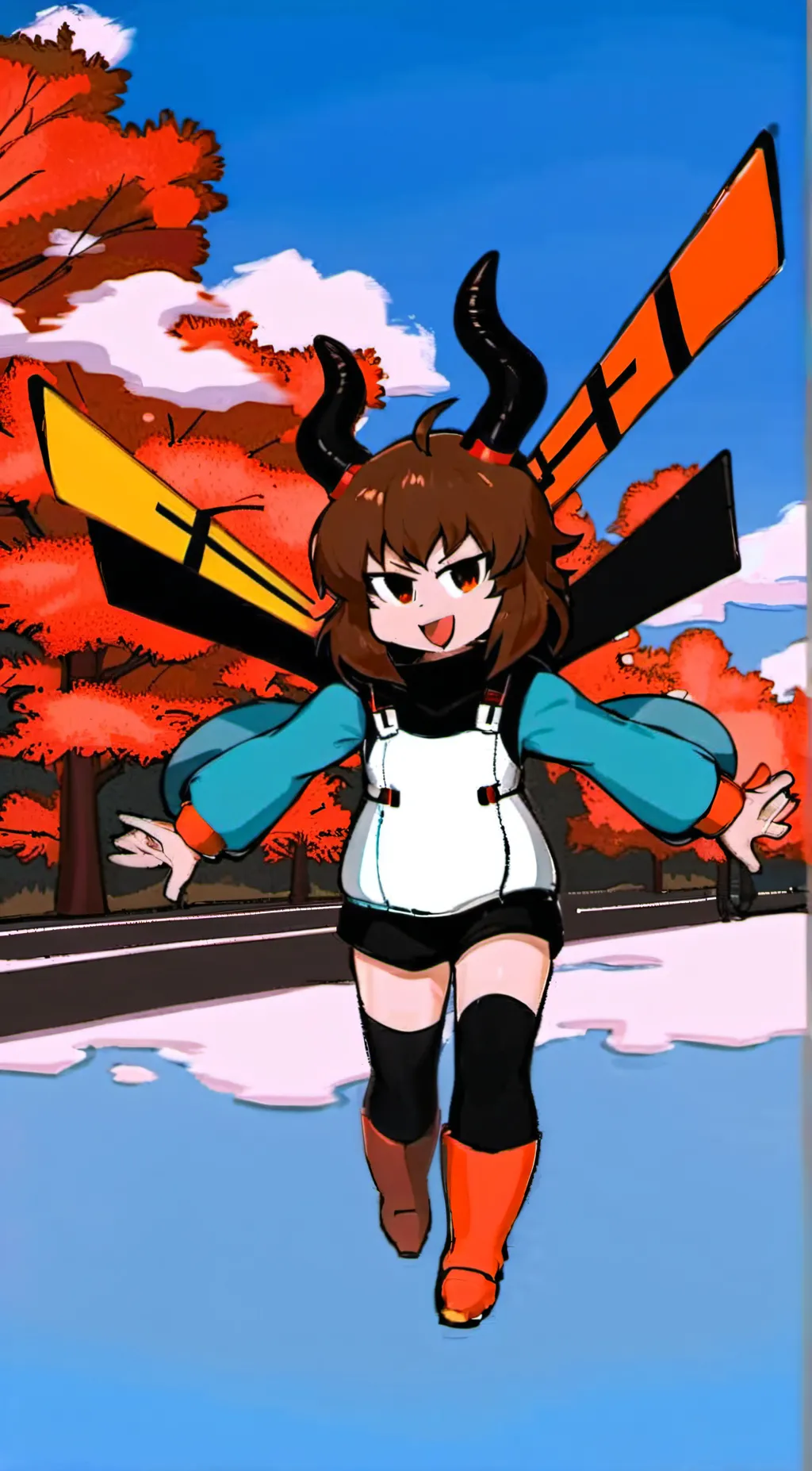 ai character: GF fnf background