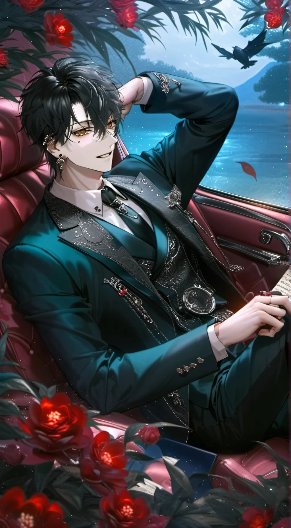 ai character: Ray background