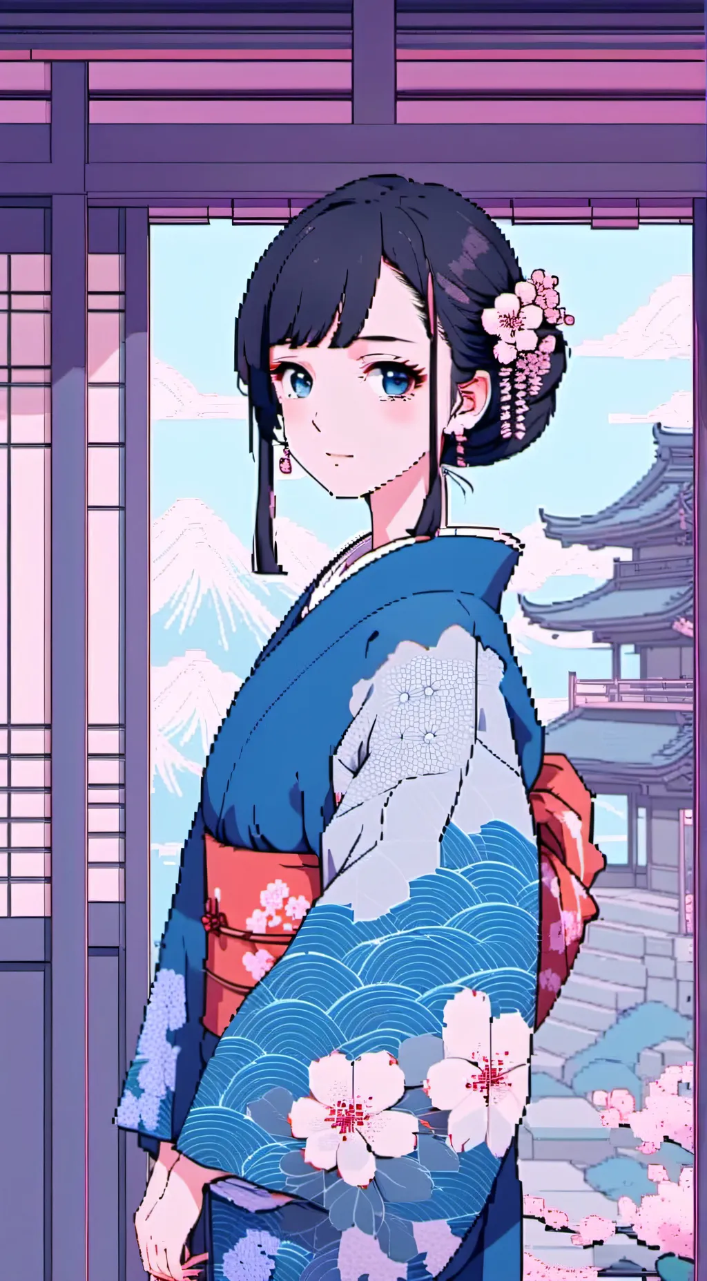 ai character: Grace background