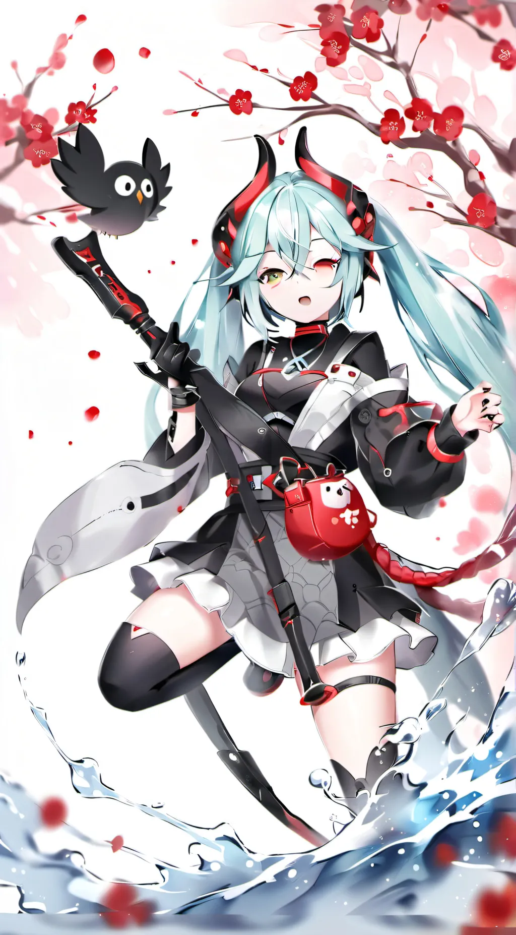 ai character: hatsune miku background
