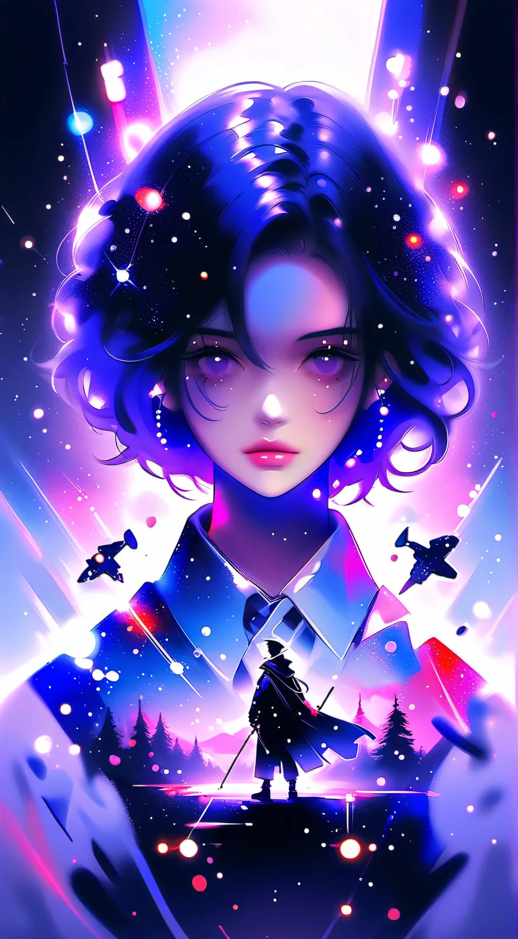 ai character: stacy  background