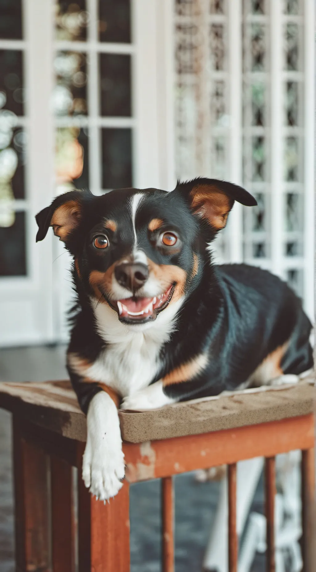 ai character: buddy the dog background
