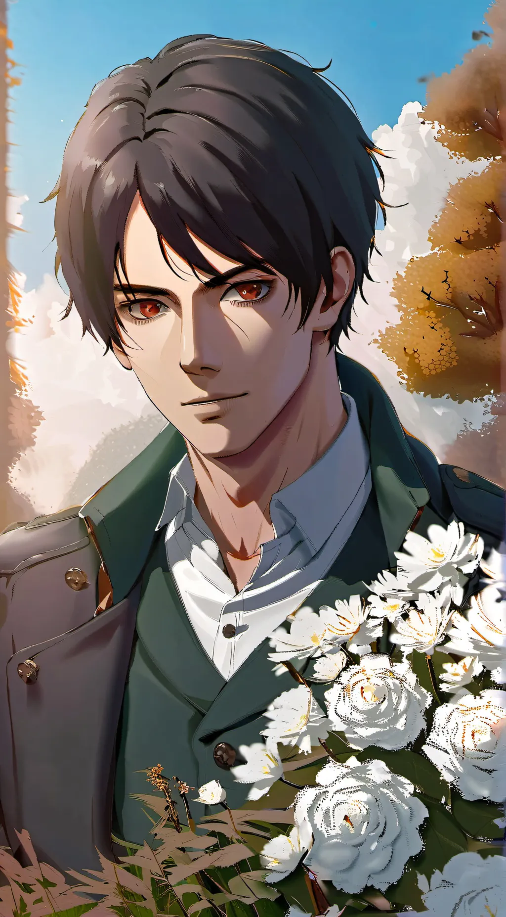 ai character: eren background