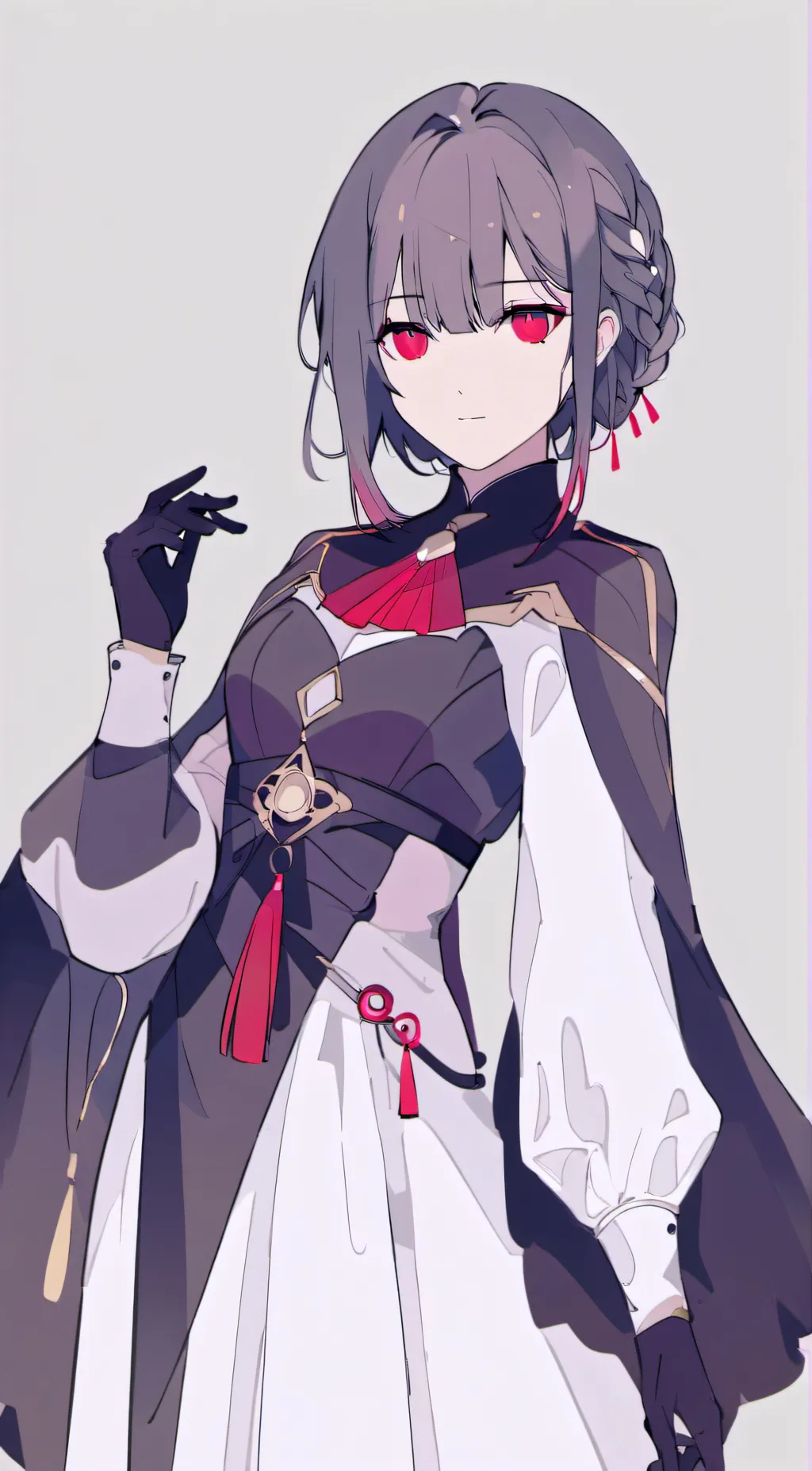 ai character: woman trio background