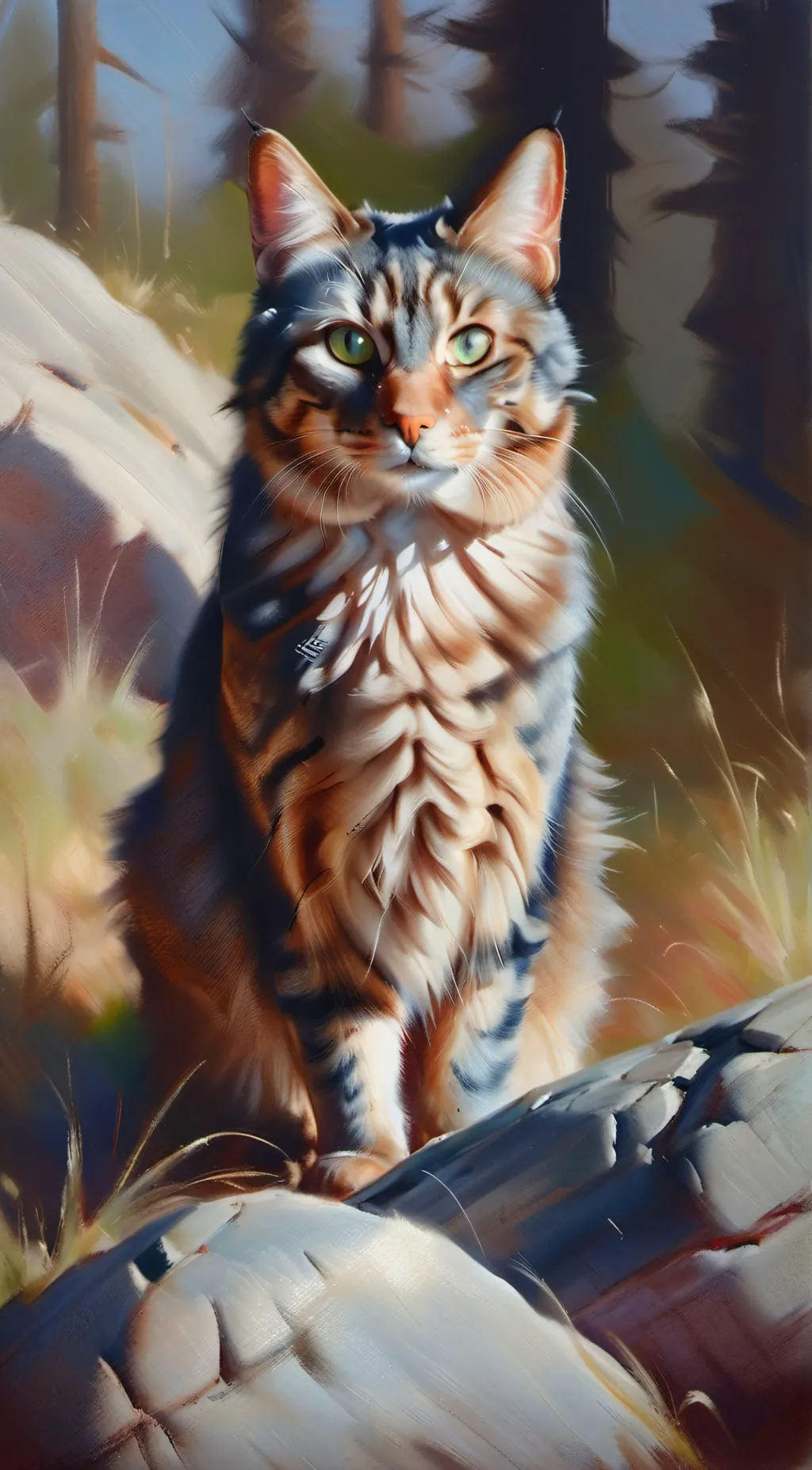 ai character: oak background
