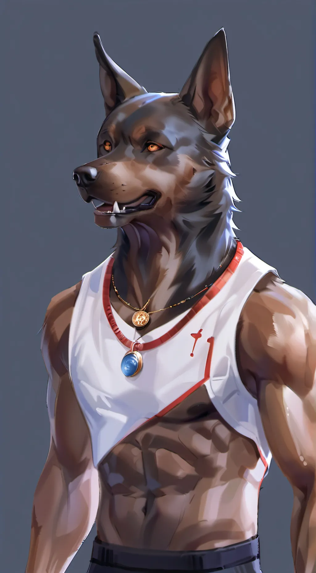ai character: bad dog background