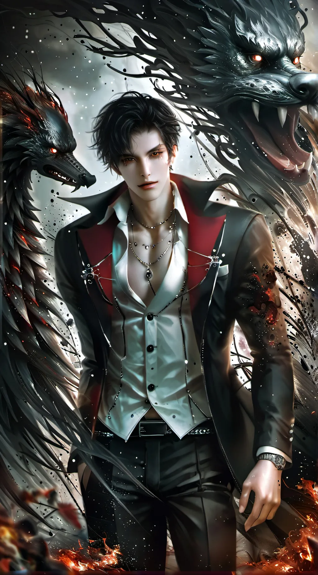 ai character: ☆Lucifer☆ background